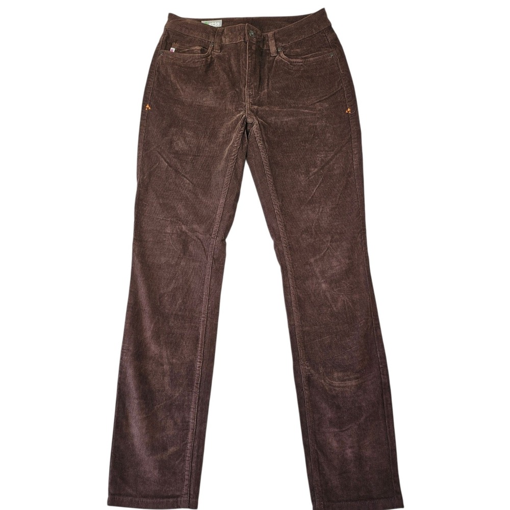 Stio Women's Rivet Corduroy Pants Size 6R Brown Organic Cotton Stretch Gorpcore